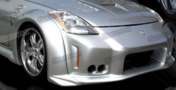 Custom Nissan 350Z  Coupe Front Bumper (2003 - 2008) - $800.00 (Part #NS-026-FB)